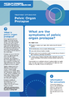 Treatment options for Pelvic Organ Prolapse